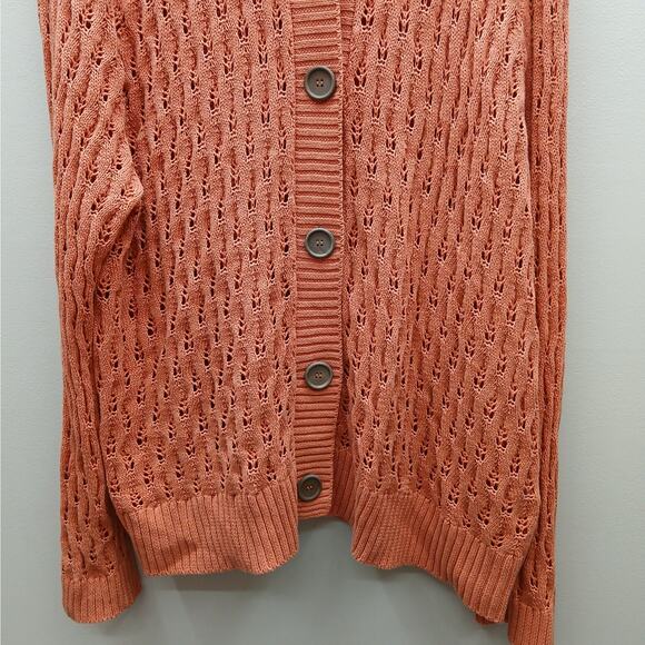 EVY'S Tree Women's The Bernadette Everyday Luxury Life Knit Hooded Cardigan 2X - Picture 7 of 10